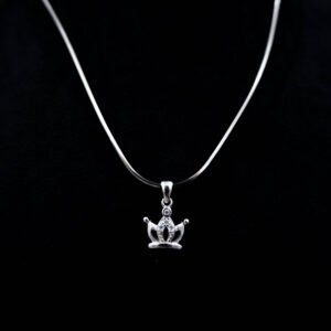 Kasi Product-29 Crown Princess Tiara Pendant | 925 Sterling Silver | Kasi Jewels