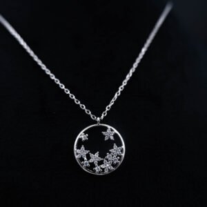 Circle Flower Women Pendant | 925 Sterling Silver | Kasi Jewels